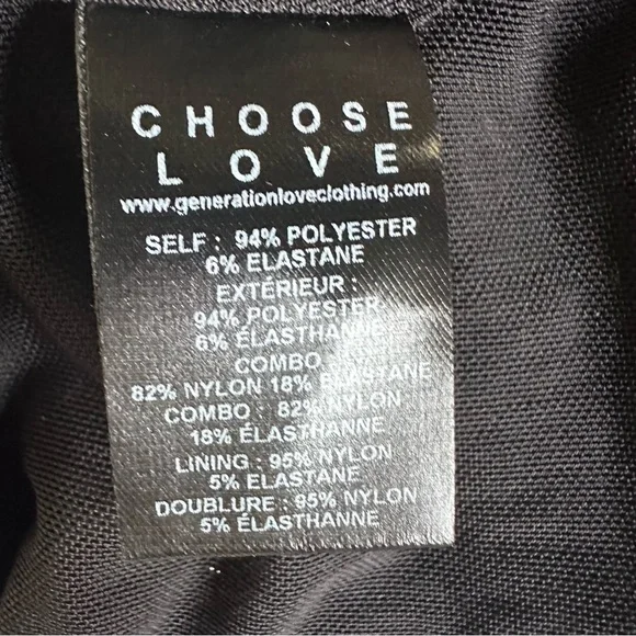 Generation Love Black Sequin Sleeveless Bodysuit Small - Picture 9 of 10